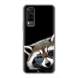 Силіконовий Чохол з Энотами на ViVO Y31 (Стильний Єнот)