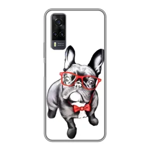 Бампер для ViVO Y31 з картинкою "Песики" (В окулярах)