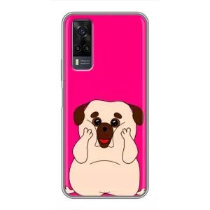 Чохол (ТПУ) Милі песики для ViVO Y31 (Веселий Мопсік)