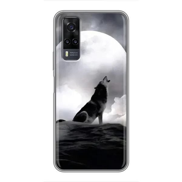 Чехол с рисунком «Волк и луна» для Vivo Y31 Чехол с рисунком «Волк и луна» для Vivo Y31