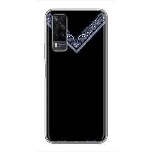 Силиконовый Чехол на ViVO Y31 (Воротник вышиванки)