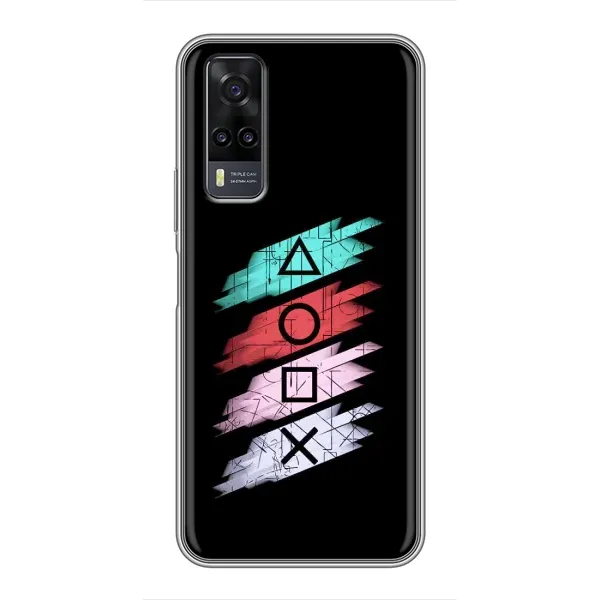 Чехол с рисунком «Значки Sony» для Vivo Y31 Чехол с рисунком «Значки Sony» для Vivo Y31