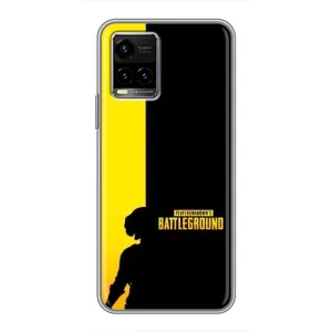 Чехол (TPU) с картинкой "Лого Пабг" на Виво Y33s (Battlegrounds)