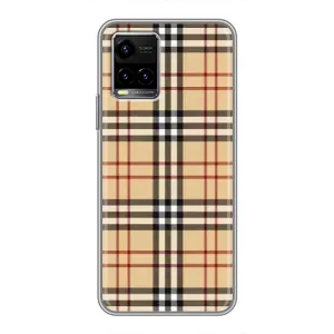 Чехол с Брендами одежды на Виво Y33s (Burberry стиль)