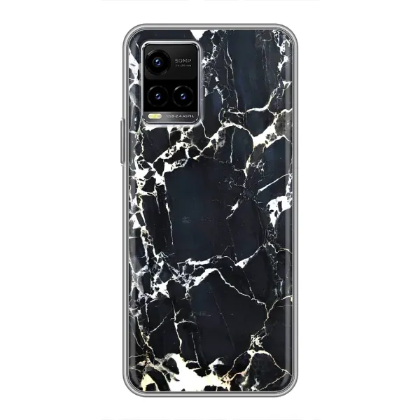 Чехол с рисунком «Чёрный мрамор» для Vivo Y33s Чехол с рисунком «Чёрный мрамор» для Vivo Y33s