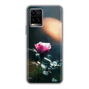 Чехлы с принтом Розочки для Vivo Y33s (Цветок ночной)