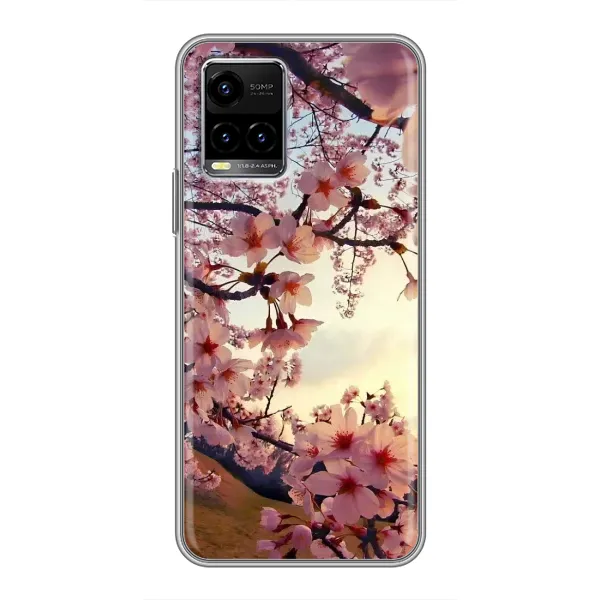 Чехол с рисунком «Цветущая сакура» для Vivo Y33s Чехол с рисунком «Цветущая сакура» для Vivo Y33s