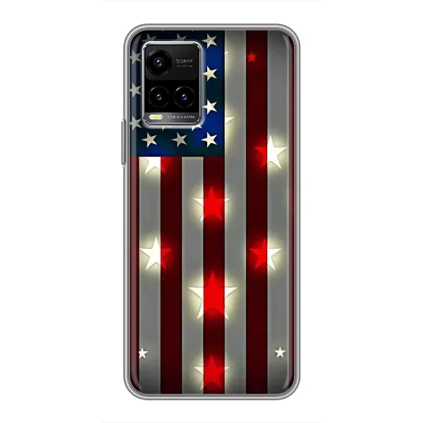 Чехол с рисунком «Флаг США 2» для Vivo Y33s Чехол с рисунком «Флаг США 2» для Vivo Y33s