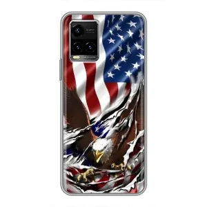 Чехол Флаг USA для Vivo Y33s (Флаг USA)