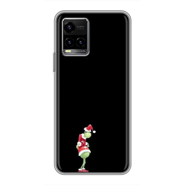 Чехол с рисунком «Гринч на чорном» для Vivo Y33s Чехол с рисунком «Гринч на чорном» для Vivo Y33s