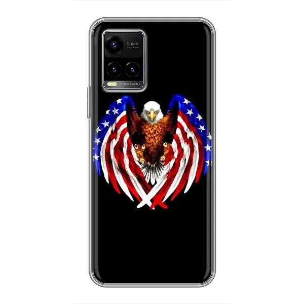 Чехол с рисунком «Крылья США» для Vivo Y33s Чехол с рисунком «Крылья США» для Vivo Y33s