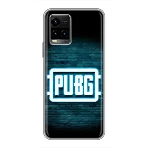 Чехол (TPU) с картинкой "Лого Пабг" на Виво Y33s (Лого PUBG)