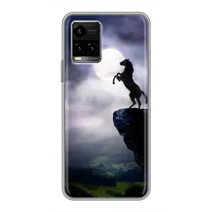 Чехлы с изображением разных животных для Vivo Y33s (Лошадь)