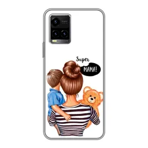 Чехлы для МАМЫ на Vivo Y33s (Мама и сын)