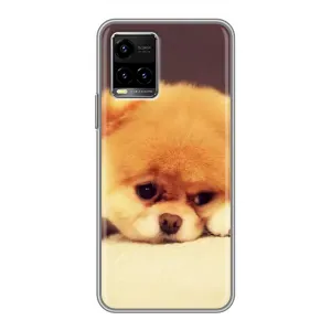 Чехол (ТПУ) Милые собачки для Vivo Y33s (Померанский шпиц)