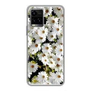 Чохол з ромашками на Vivo Y33s (Рамка в ромашках)