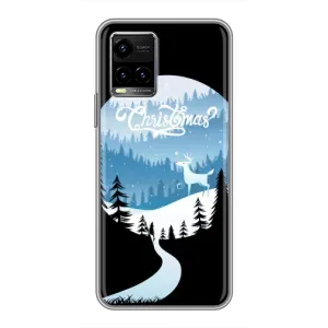 Силіконовий бампер на різдво для Vivo Y33s (Різдвяний Олень)