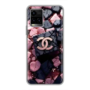 Чохол (Dior, Prada, YSL, Chanel) для Vivo Y33s (Шанель)