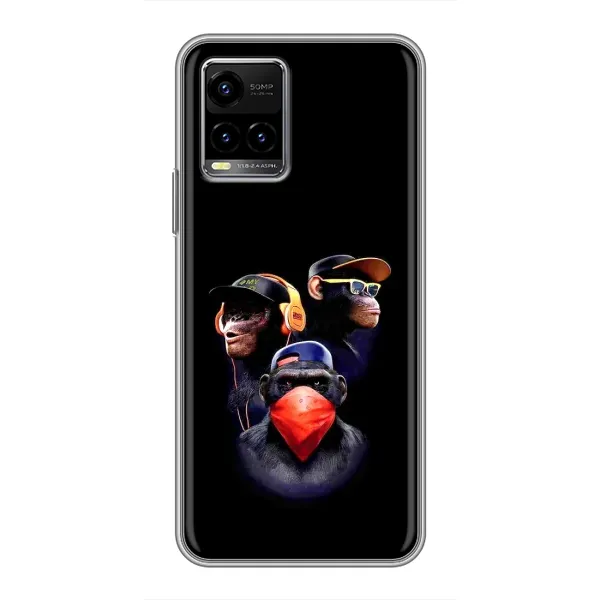 Чехол с рисунком «Три обезьяны» для Vivo Y33s Чехол с рисунком «Три обезьяны» для Vivo Y33s