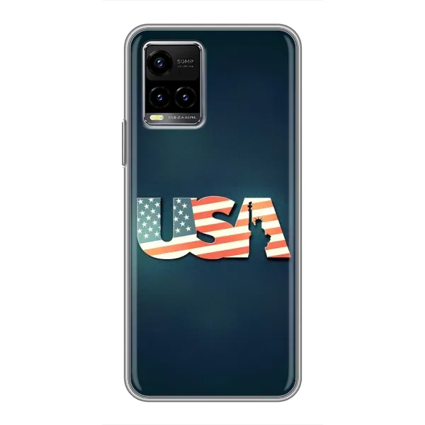Чехол с рисунком «USA» для Vivo Y33s Чехол с рисунком «USA» для Vivo Y33s