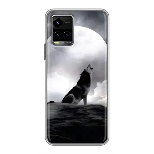 Чехол с рисунком «Волк и луна» для Vivo Y33s Чехол с рисунком «Волк и луна» для Vivo Y33s