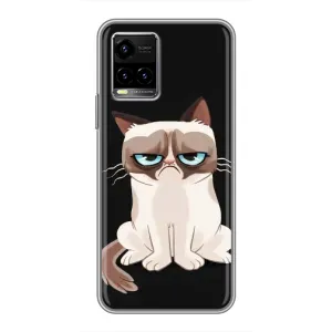 Чехол на тематику: Коты для Vivo Y33s (Взгляд кота)