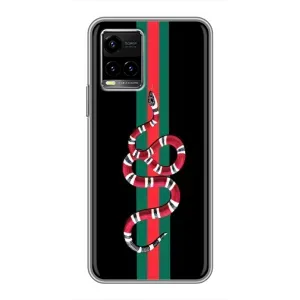 Чехлы Бренд GUCCI для Vivo Y33s (Змей Гуччи)