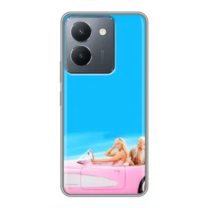 Силиконовый Чехол Барби Фильм на VIVO Y36 (Барби и Кен)