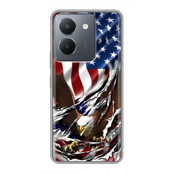 Чехол с рисунком «Флаг USA» для Vivo Y36 Чехол с рисунком «Флаг USA» для Vivo Y36