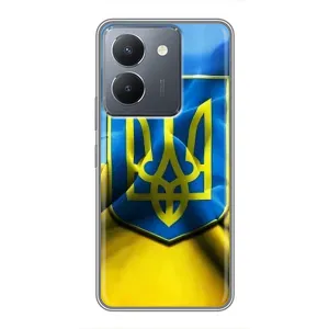 Чехол с картинкой (Патриотический ГЕРБ) на VIVO Y36 (Герб и Флаг Украины)