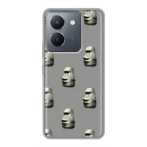Бампер з принтом Меми для VIVO Y36 (Кам'яна особа)