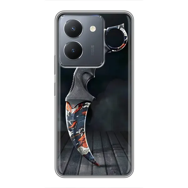 Чехол с рисунком «Кинжал КС ГО» для Vivo Y36 Чехол с рисунком «Кинжал КС ГО» для Vivo Y36