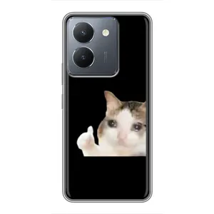Бампер з принтом Меми для VIVO Y36 (Кіт у сльозах)