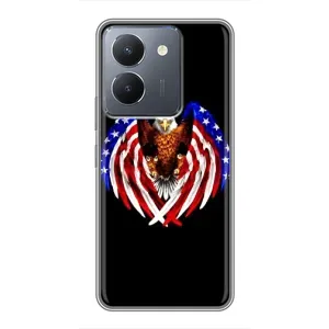 Чохол Прапор USA для VIVO Y36 (Крила США)