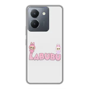 Чехол с принтом Лабубу для VIVO Y36 (Логотип Лабубу)