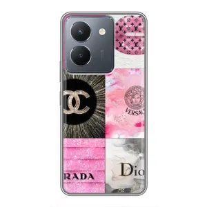 Чехол (Dior, Prada, YSL, Chanel) для VIVO Y36 (Модница)