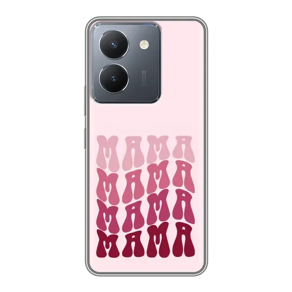 Чехол с рисунком «Надпись мама» для Vivo Y36 Чехол с рисунком «Надпись мама» для Vivo Y36