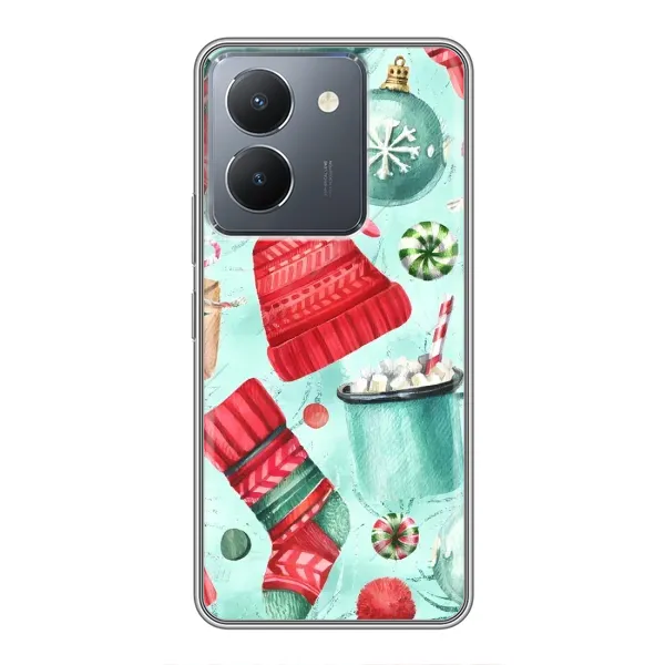 Чехол с рисунком «Одежда» для Vivo Y36
