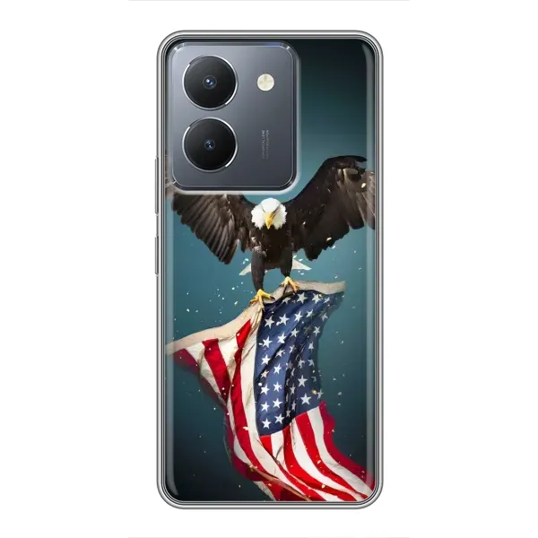 Чехол с рисунком «Орел и флаг» для Vivo Y36 Чехол с рисунком «Орел и флаг» для Vivo Y36