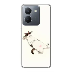 Чехол на тематику: Коты для Vivo Y36 (Отдых)