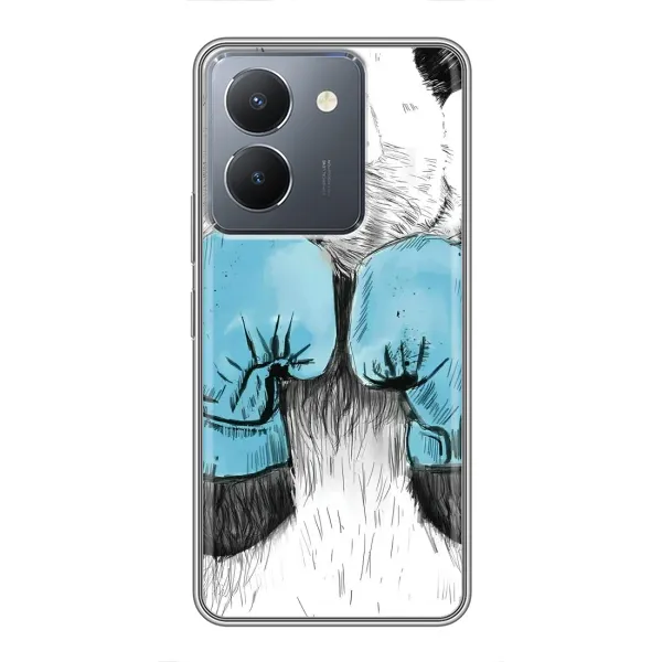 Чехол с рисунком «Панда боксер» для Vivo Y36