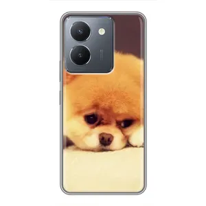 Чехол (ТПУ) Милые собачки для VIVO Y36 (Померанский шпиц)