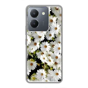 Чехол с ромашками на VIVO Y36 (Рамка в ромашках)