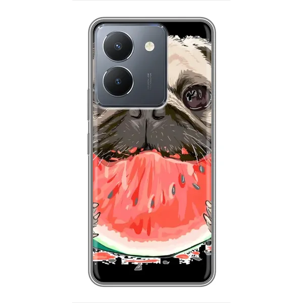 Чехол с рисунком «Смешной Мопс» для Vivo Y36 Чехол с рисунком «Смешной Мопс» для Vivo Y36