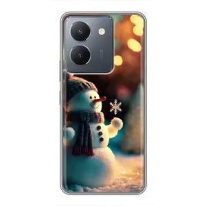 Чехлы на Новый Год VIVO Y36 (Снеговик праздничный)