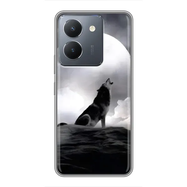 Чехол с рисунком «Волк и луна» для Vivo Y36 Чехол с рисунком «Волк и луна» для Vivo Y36