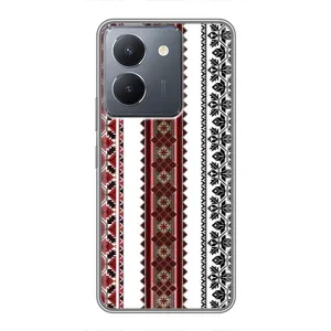 Силиконовый Чехол на VIVO Y36 с картинкой Вышиванки (Вышиваночки)