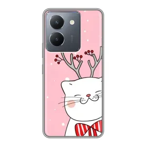 Чехол на тематику: Коты для Vivo Y36 (Зимний кот)