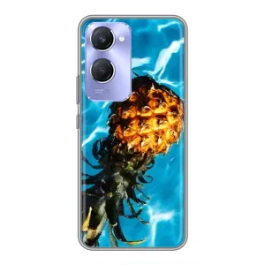 Чехол с изображением вкусной еды для Vivo Y36c (Ананас)