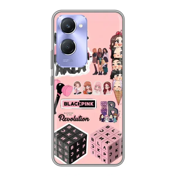 Чехол с рисунком «BLACK PINK коллаж» для Vivo Y36c Чехол с рисунком «BLACK PINK коллаж» для Vivo Y36c